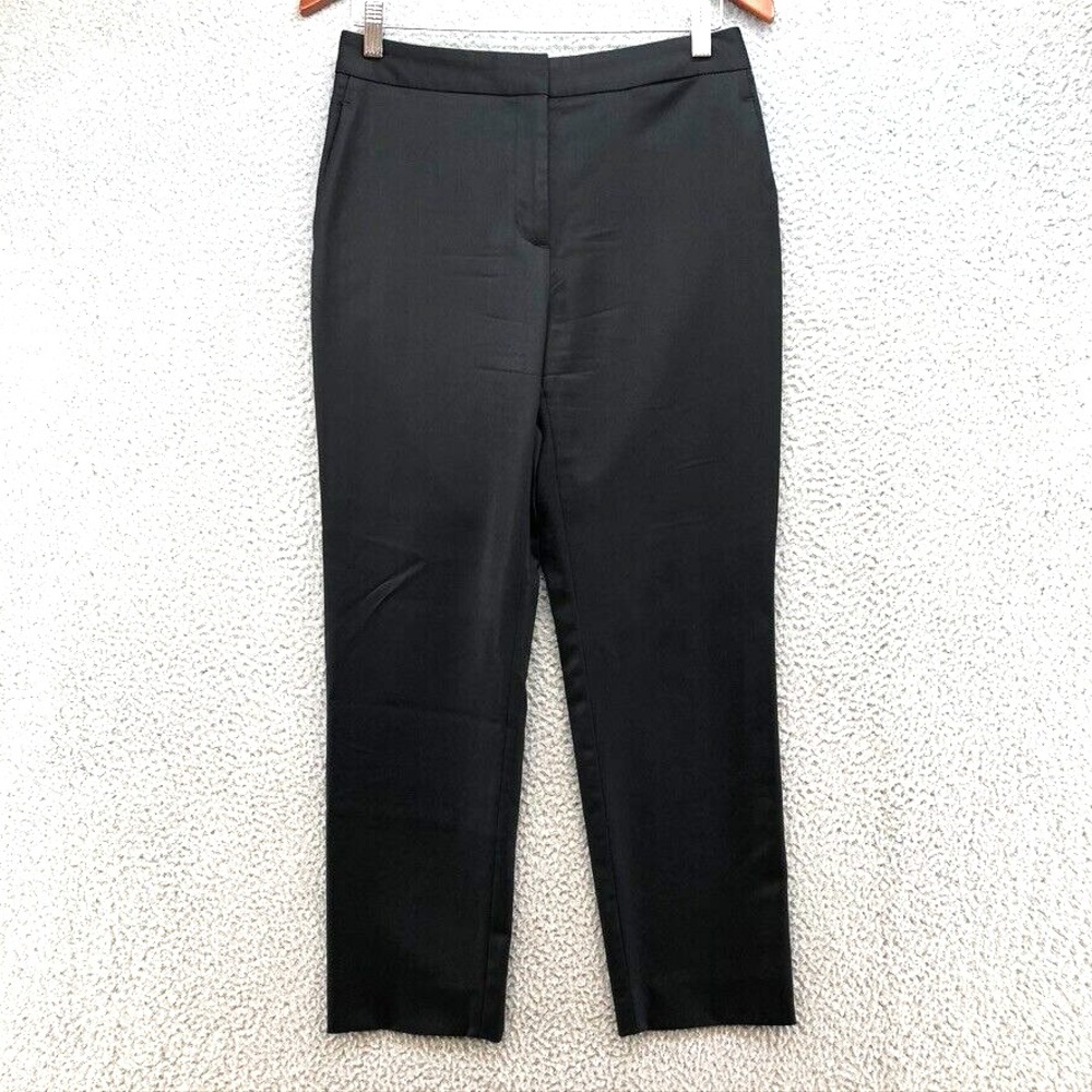 Argent Wool Dress Pants Womens 4 Black‎ Business Office Career Minimalist
